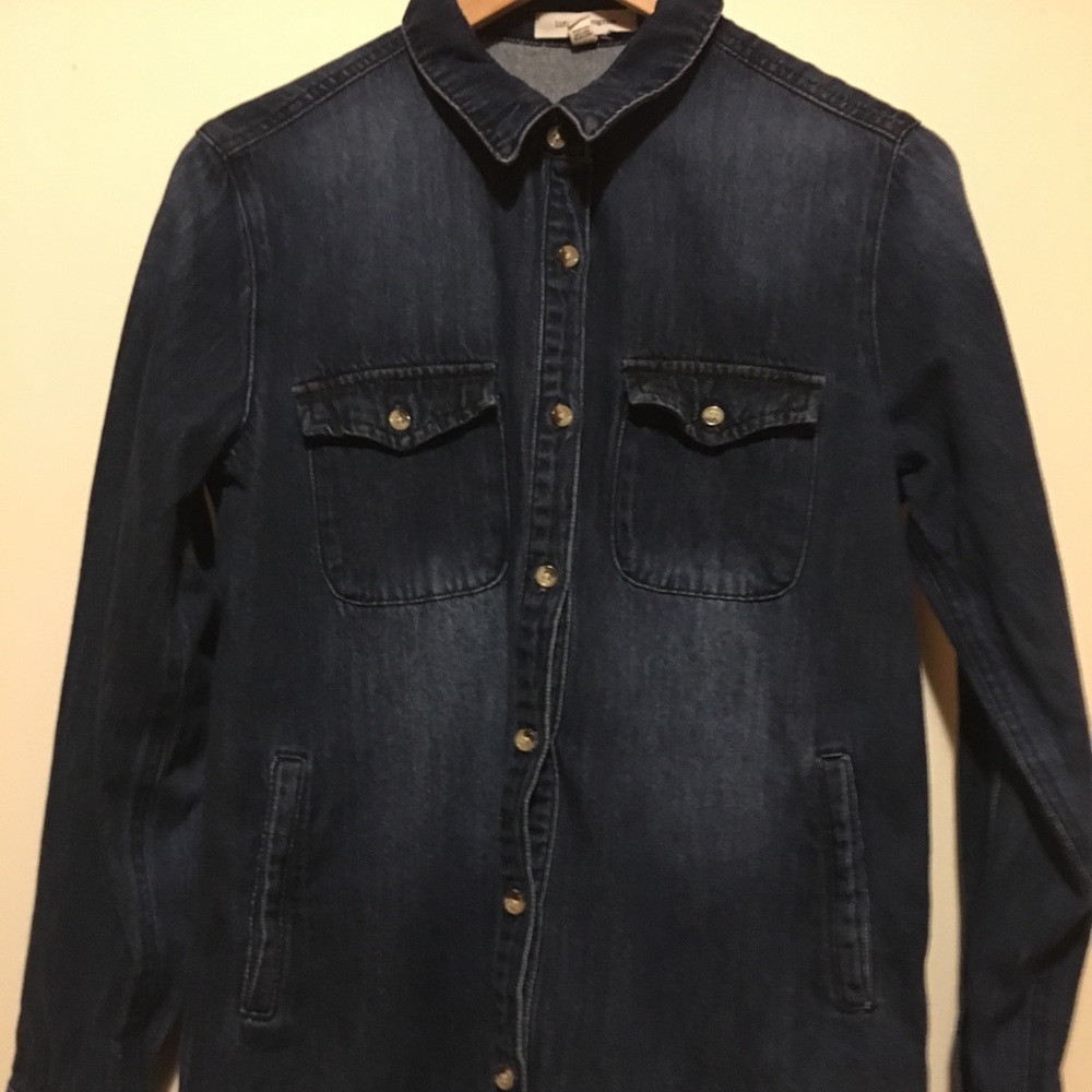 Life in progress denim shirt